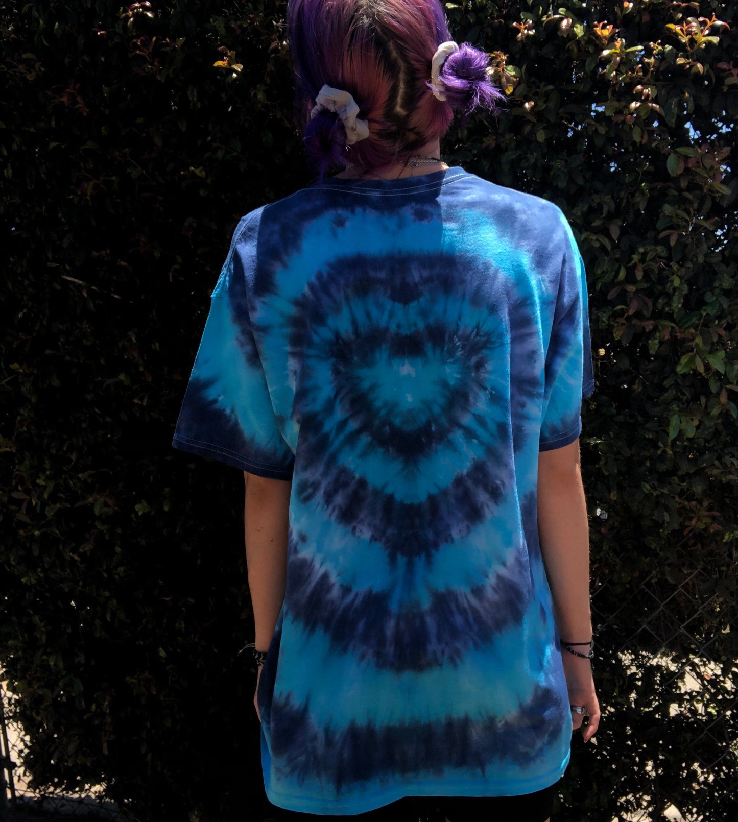 Blue Heart Tie Dye T-Shirt