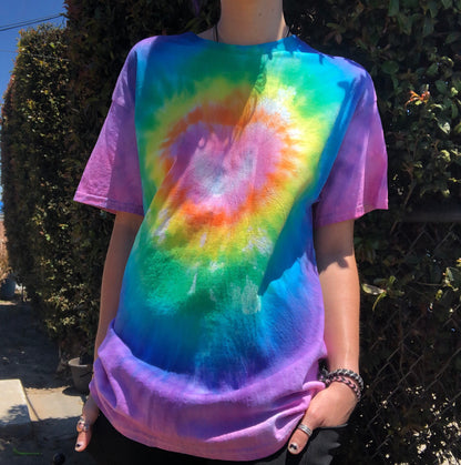 Rainbow Heart Tie-Dye Shirt