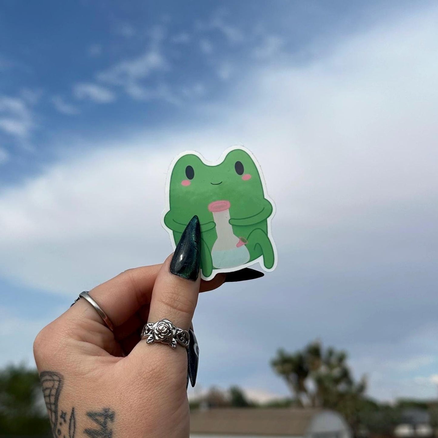 Frog Bong Sticker